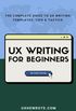 UX Writing for Beginners: