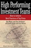 High performing investment teams