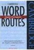 Cambridge Word Routes Ingls/Portugus