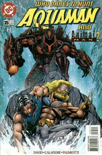 Aquaman #35 - Who Dares to Hunt Aquaman and Animial Man