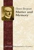 Matter and Memory (Dover Philosophical Classics) (English Edition)