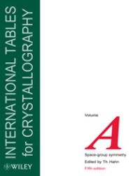 International Tables for Crystallography, Volume A