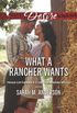 What a Rancher Wants: A Sexy Western Contemporary Romance (Texas Cattleman