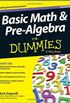 Basic Math & Pre-Algebra For Dummies