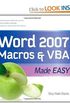 Word 2007 Macros & VBA
