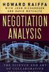 Negotiation Analysis - The Science and Art of Collaborative Decision Making (OIP)