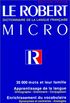 Le Robert Micro Dictionaire De LA Langue Franaise