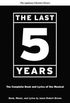 The Last Five Years (The Applause Libretto Library)