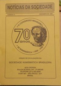 Boletim Sociedade Numismtica Brasileira - 1994 - 31