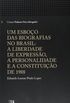 Um Esboo das Biografias no Brasil: Volume 3