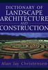 Dictionary of Landscape Architecture and Construction (English Edition)