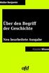 ber den Begriff der Geschichte: Neu bearbeitete Ausgabe (Klassiker der ofd edition) (German Edition)