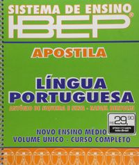 Sistema de Ensino. IBEP Apostila. Portugues