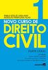 Novo Curso de Direito Civil Vol 1 - Parte Geral - 22 Ed. 2020