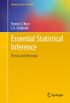 Essential Statistical Inference: Theory and Methods (Springer Texts in Statistics Book 120) (English Edition)