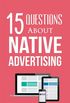 15 Questions About Native Advertising