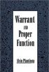 Warrant and Proper Function