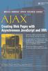 AJAX: Creating Web Pages with Asynchronous JavaScript and XML