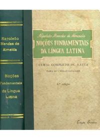 Noes fundamentais da lngua latina