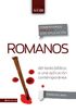Comentario bblico con aplicacin NVI Romanos: Del texto bblico a una aplicacin contempornea (Comentarios bblicos con aplicacin NVI) (Spanish Edition)