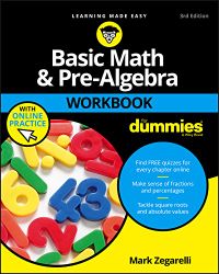 Basic Math and Pre-Algebra Workbook For Dummies (For Dummies (Lifestyle)) (English Edition)