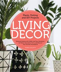 Living Decor: Plants, Potting and DIY Projects - Botanical Styling with Fiddle-Leaf Figs, Monsteras, Air Plants, Succulents, Ferns, and More of Your Favorite Houseplants (English Edition)