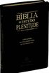Biblia De Estudo Plenitude (Letras Vermelhas - Capa Em Couro Bonded -