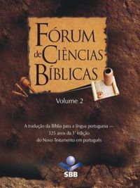 Frum de Cincias Bblicas Volume 2