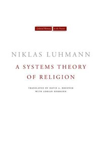 A Systems Theory of Religion (Cultural Memory in the Present) (English Edition)