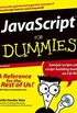 JavaScriptTM For Dummies