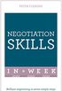 Negotiation Skills In A Week: Brilliant Negotiating In Seven Simple Steps (English Edition)