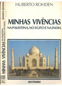 MINHAS VIVNCIAS NA PALESTINA, NO EGITO E NA INDIA