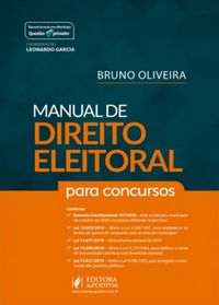 MANUAL DE DIREITO ELEITORAL PARA CONCURSOS