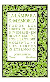 La lmpara de la memoria (Serie Great Ideas 33) (Spanish Edition)