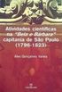 Atividades Cientificas Na Capitania De Sao Paulo (1796-1823)