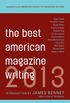 The Best American Magazine Writing 2013 (English Edition)