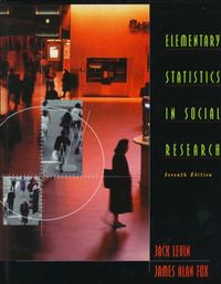 Elementary Statistics in Social Research