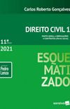 Direito Civil Esquematizado - Vol.1 - 11 Edio 2021