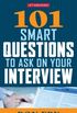101 Smart Questions to Ask on Your Interview, 4th Edition