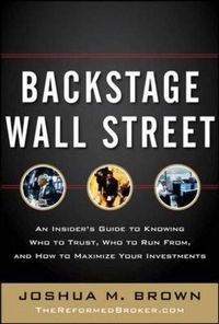 Backstage Wall Street: An Insider