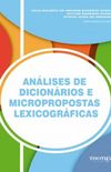 Anlises de Dicionrios e Micropropostas Lexicogrficas