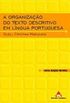 A organizao do texto descritivo em lngua portuguesa