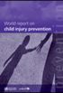World report on child injury prevention 
