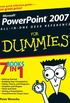 PowerPoint 2007 All-in-One Desk Reference For Dummies