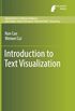 Introduction to Text Visualization: 1