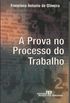 A Prova No Processo Do Trabalho (Portuguese Edition)