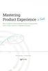 Mastering Product Experience (in SaaS)