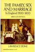 Family, sex and marriage in England 1500-1800