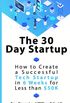 The 30 Day Startup: How to Create a Successful Tech Startup in 6 Weeks for Less than $50K