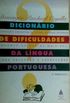 Dicionrio de Dificuldades da Lngua Portuguesa